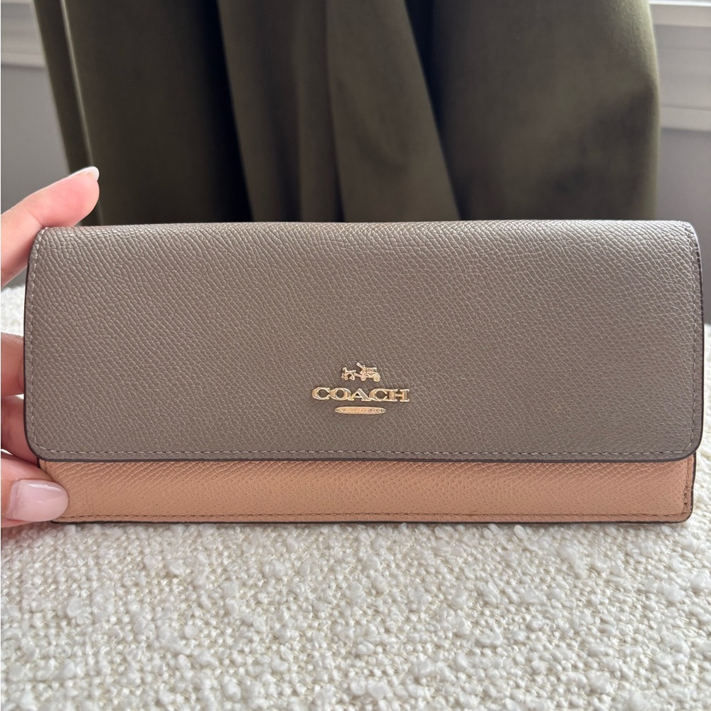 Coach Two Tone Envelope Wallet
